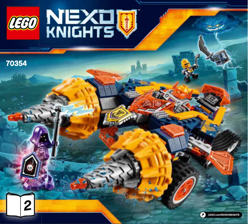 Image de la première page du manuel de l'appareil Nexo Knights 70354