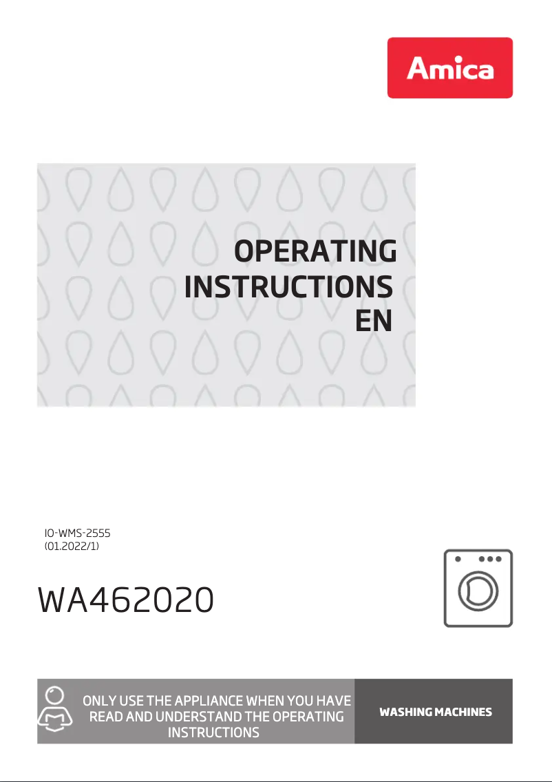 Página 1 del manual Manual de usuario Amica WA 462 020