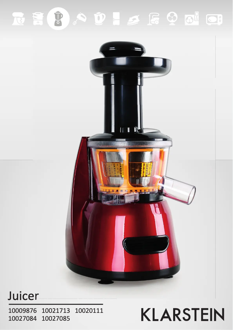 Image de la première page du manuel de l'appareil 10020111