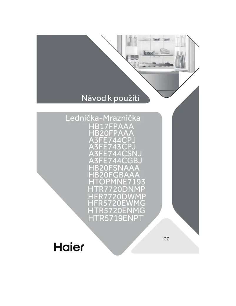 Page n°1 - Manuel utilisateur Haier HTR7720DNMP