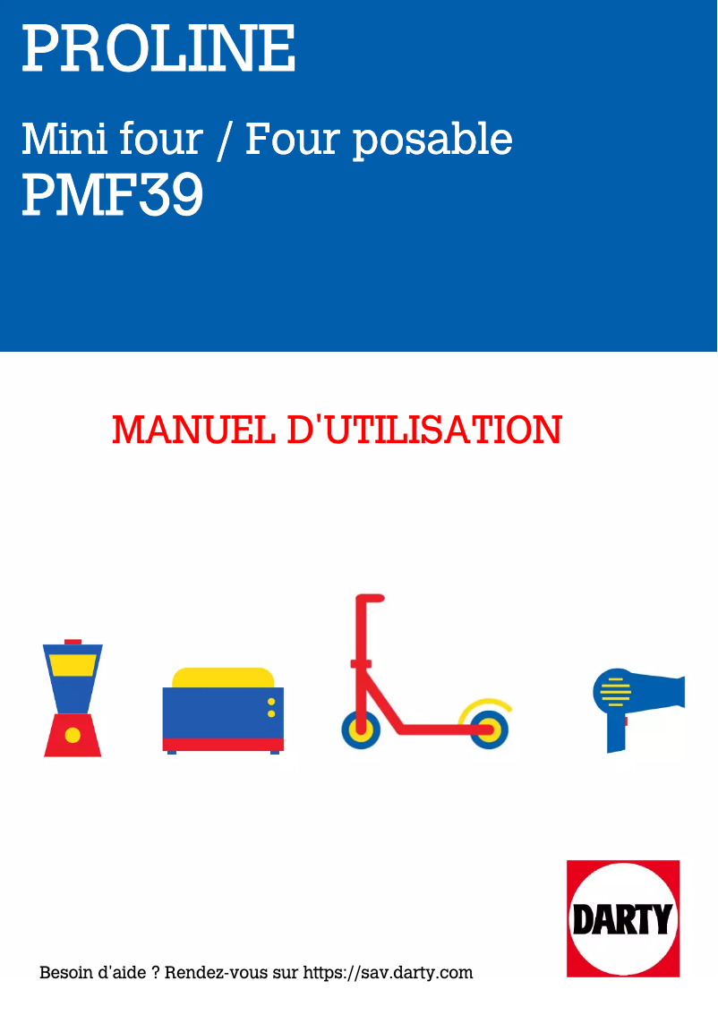 Image de la première page du manuel de l'appareil PMF39