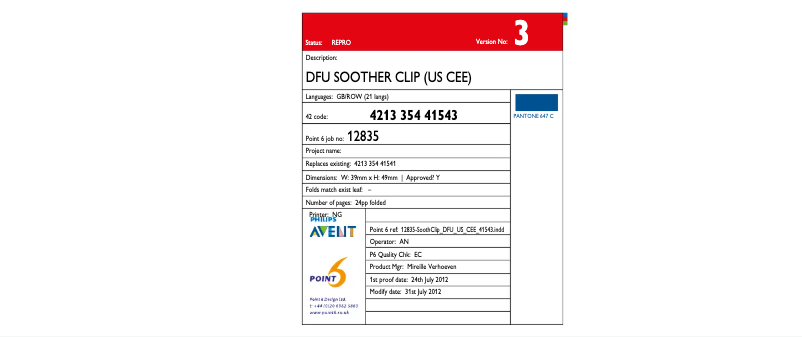 Página 1 del manual Manual de usuario Philips AVENT SCF185