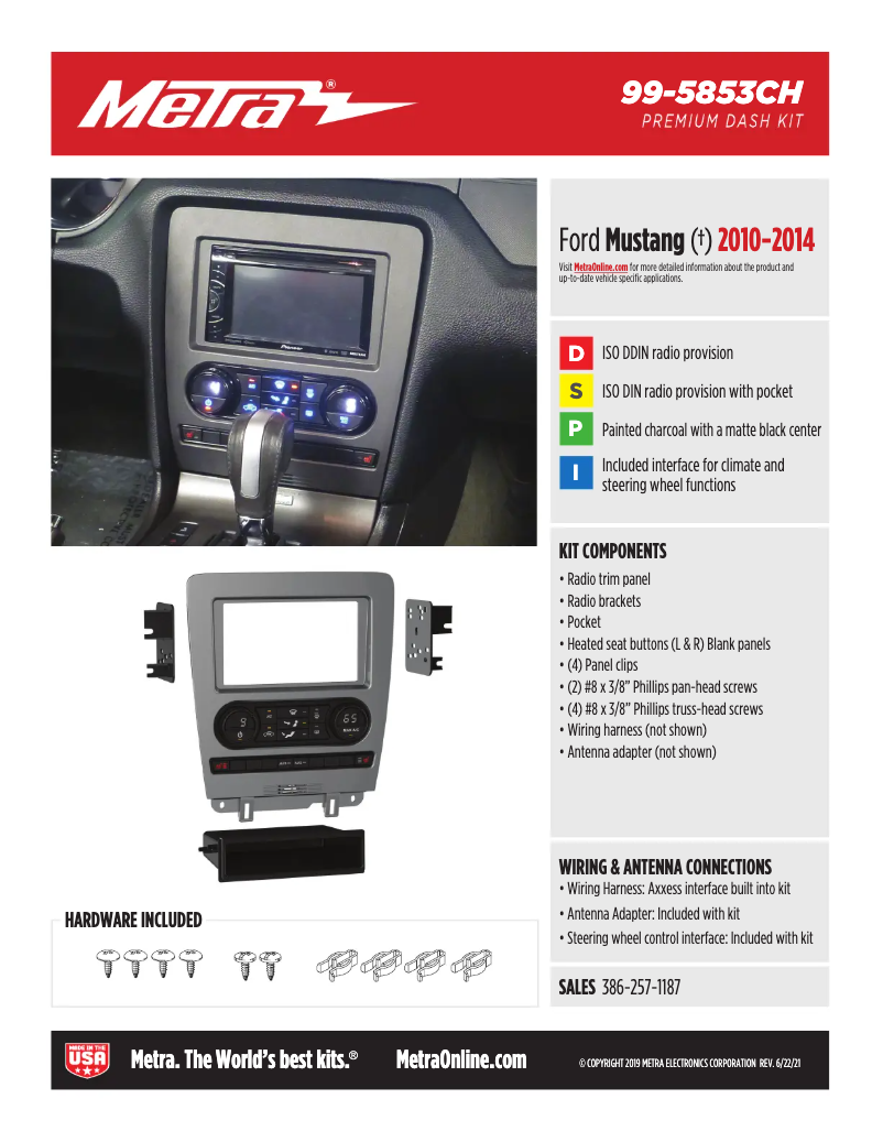 Página 1 del manual Ficha técnica AXESS 99-5853CH