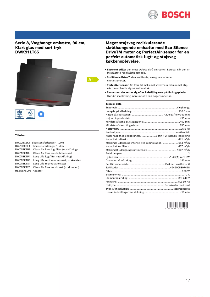 Image de la première page du manuel de l'appareil DWK91LT65