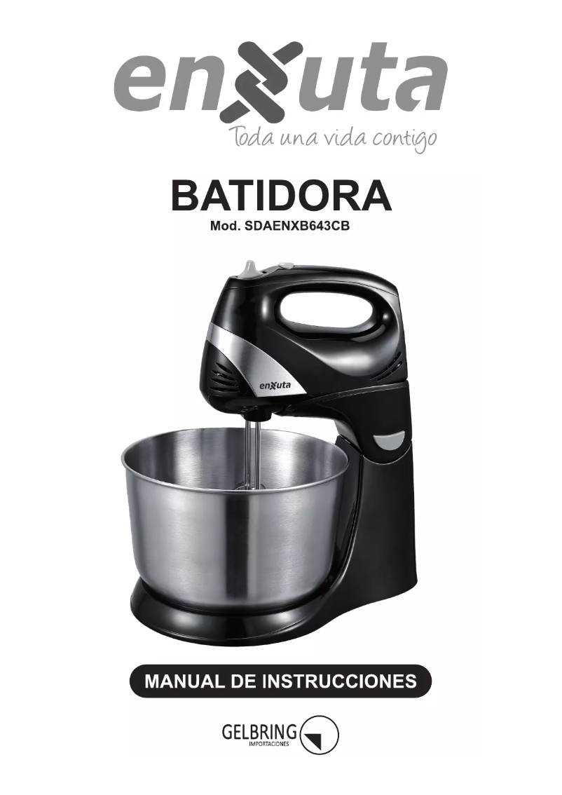 Page n°1 - Manuel utilisateur Enxuta SDAENXB643CB