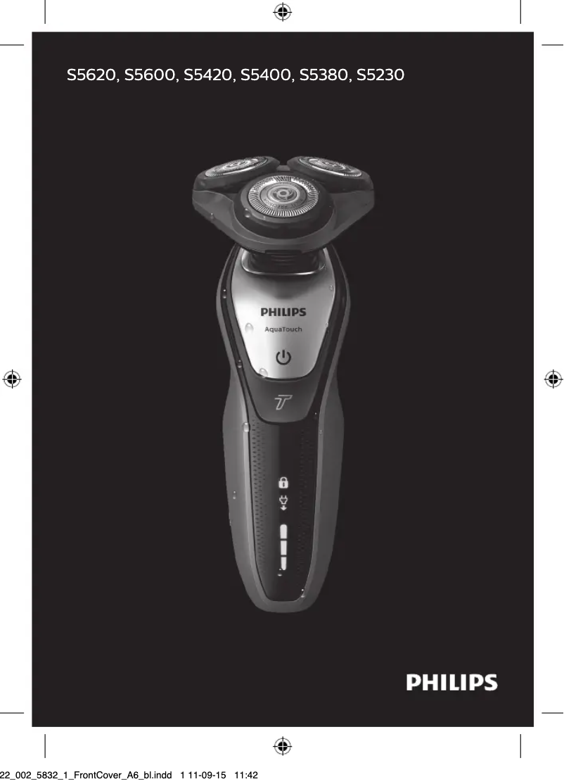 Página 1 del manual Manual de usuario Philips AquaTouch S5400