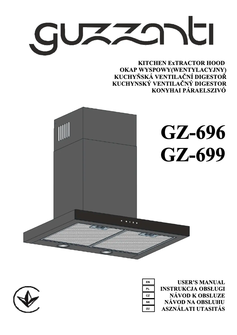 Image de la première page du manuel de l'appareil GZ-699
