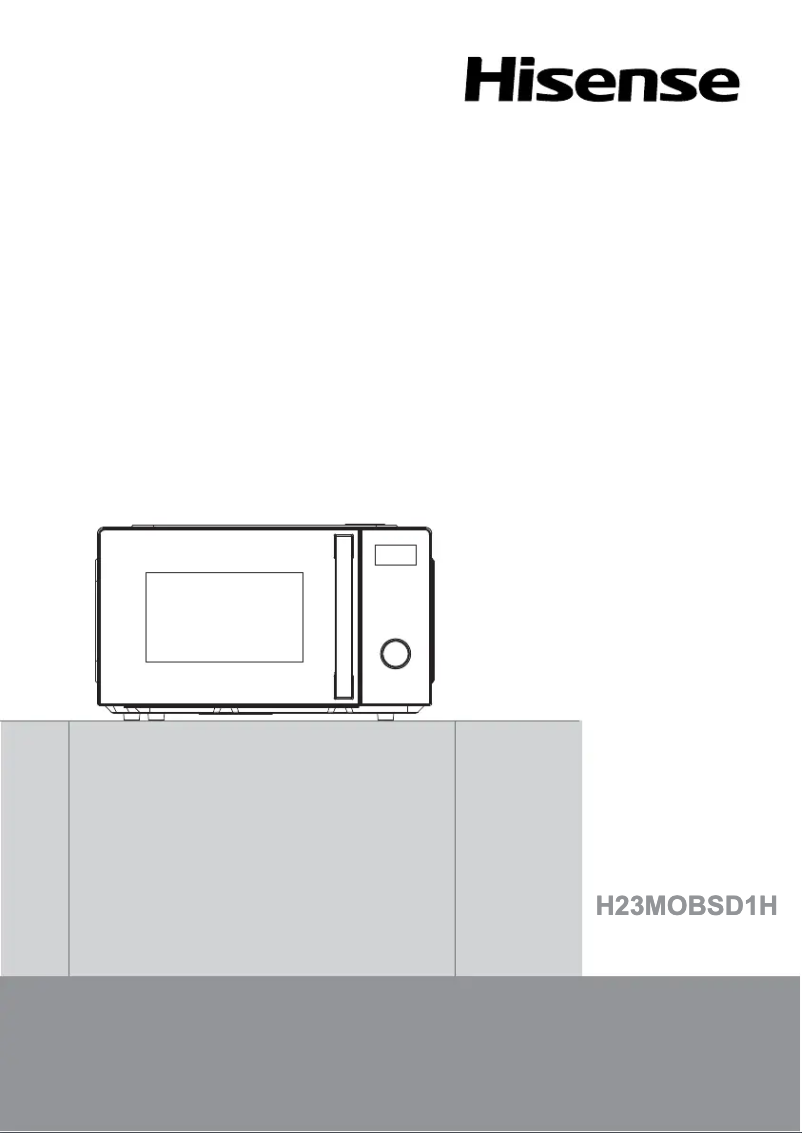 Image de la première page du manuel de l'appareil H23MOBSD1H