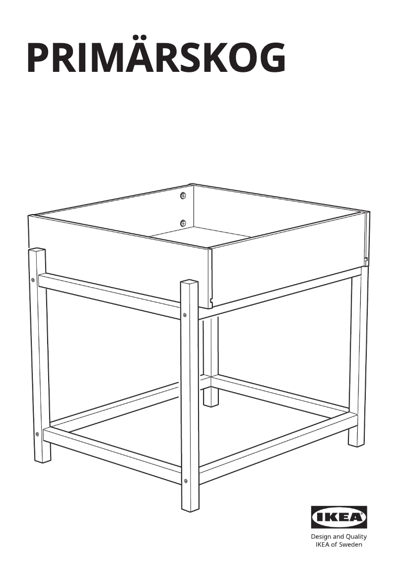 Image de la première page du manuel de l'appareil PRIMÄRSKOG 205.550.94