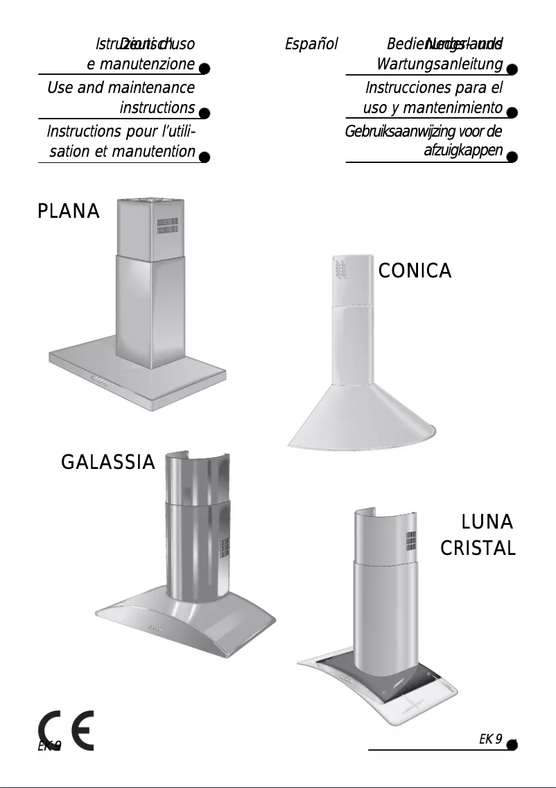Page n°1 - Manuel utilisateur M-System EK-9 LUNA CRISTAL