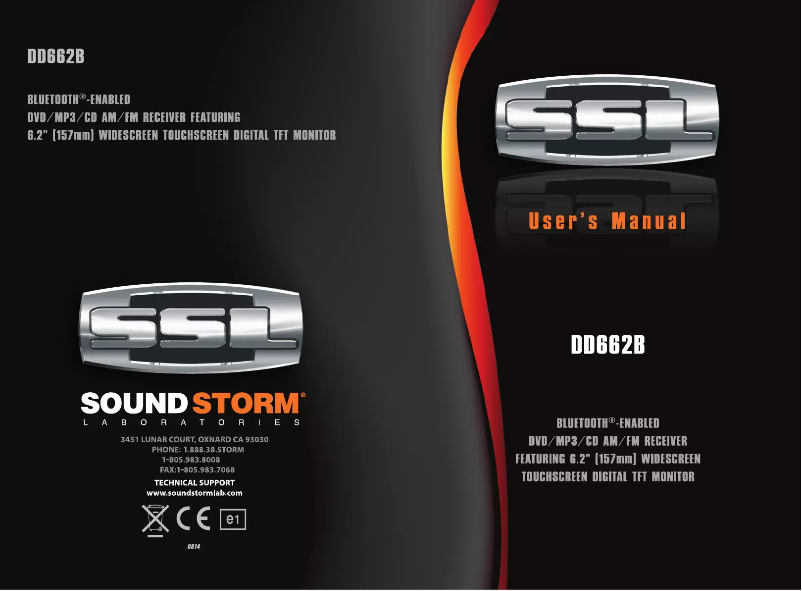 Page 1 de la notice Manuel utilisateur SSL DD662B