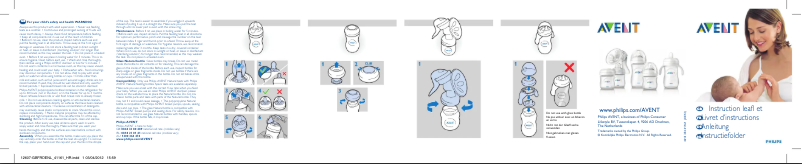 Page 1 de la notice Manuel utilisateur Philips Avent SCD210
