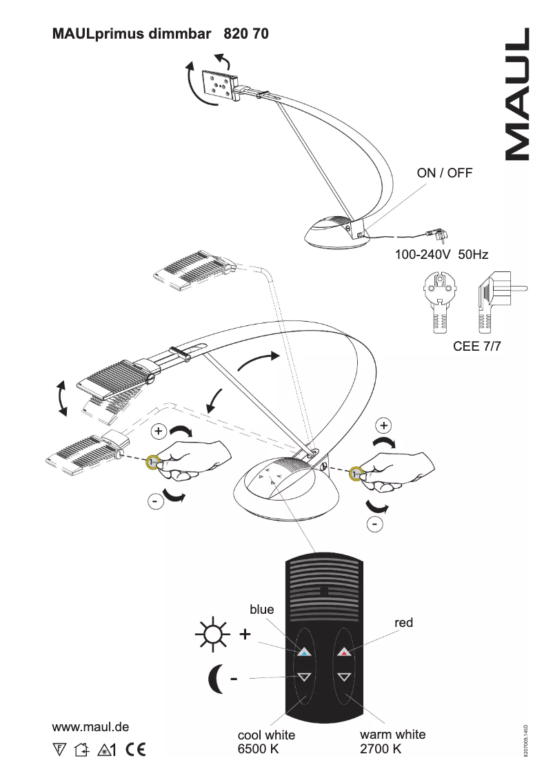 Page n°1 - Manuel utilisateur MAUL Primus