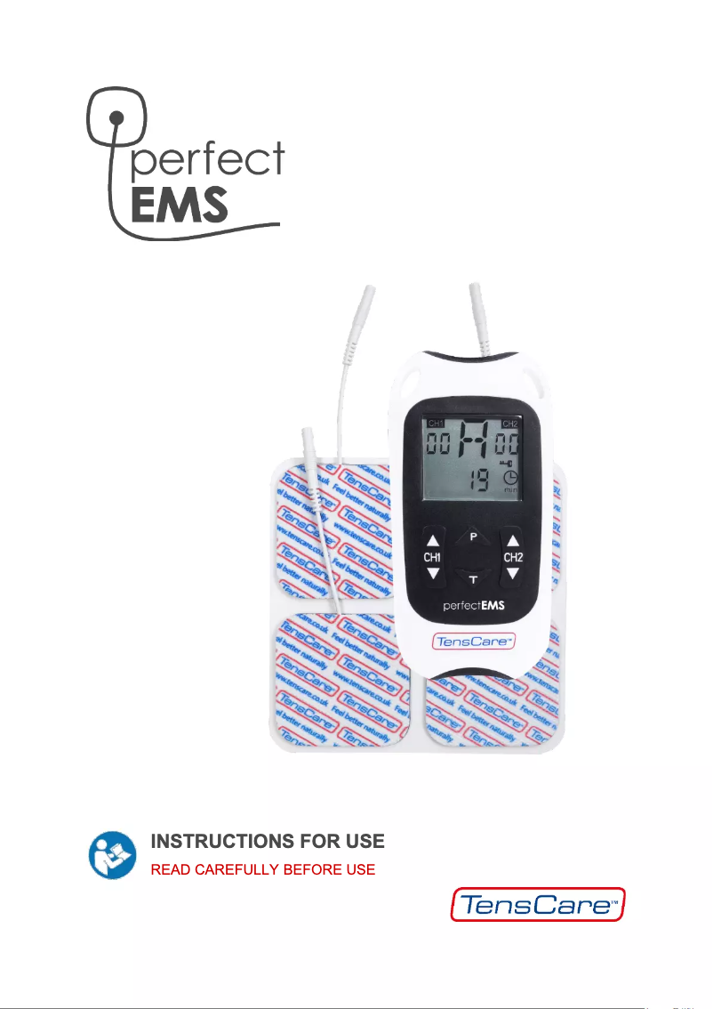 Page n°1 - Manuel utilisateur TensCare Perfect EMS