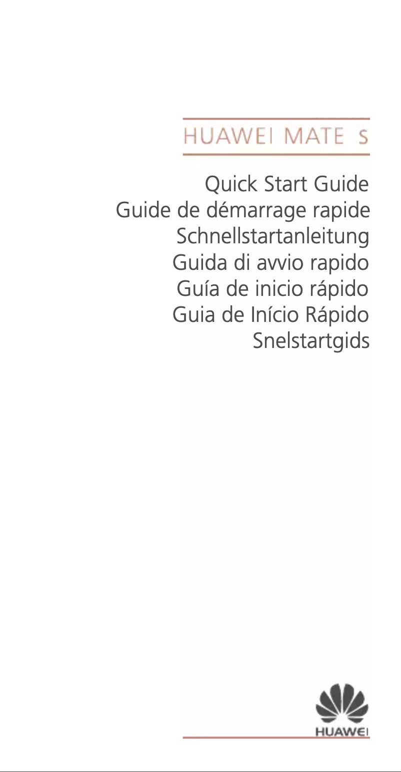 Page 1 de la notice Manuel utilisateur Huawei Mate S