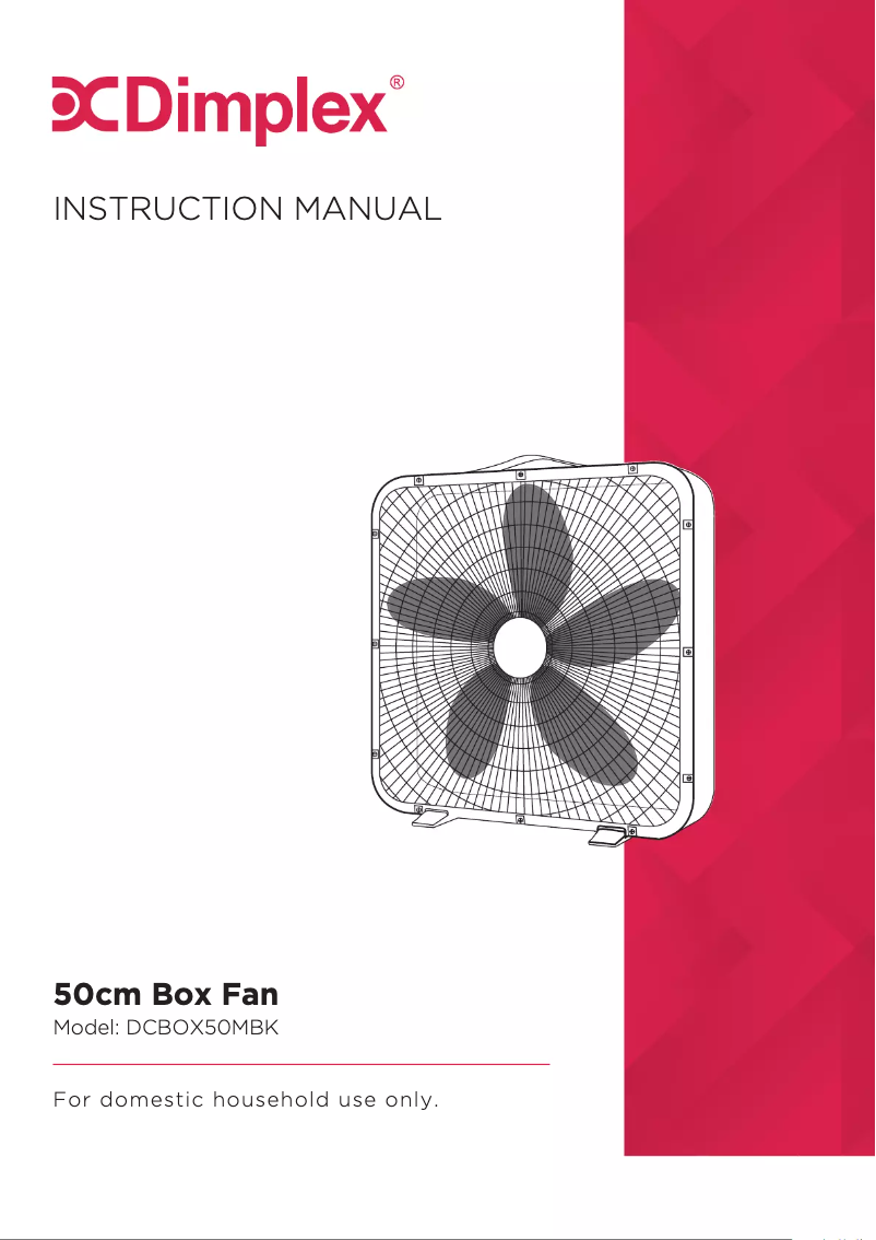 Page n°1 - Manuel utilisateur Dimplex DCBOX50MBK