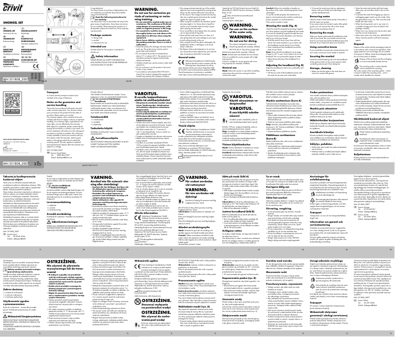 Página 1 del manual Manual de usuario Crivit KS-8675