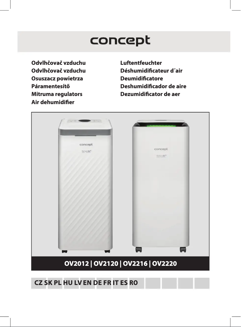 Page n°1 - Manuel utilisateur Concept Perfect Air Smart OV2120