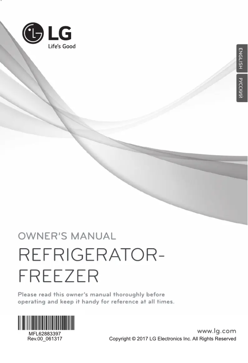 Page n°1 - Manuel utilisateur LG GR-B399SQQZ