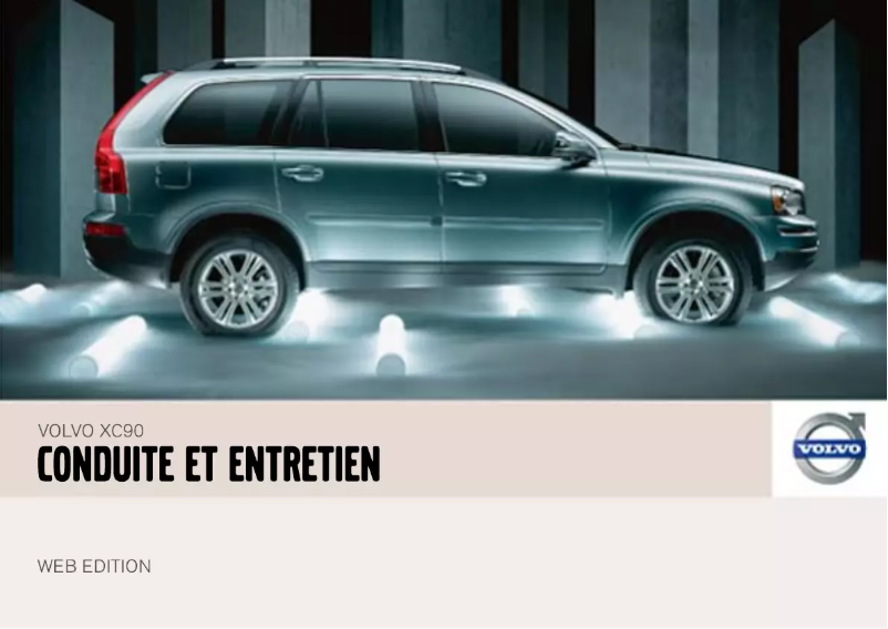 Image de la première page du manuel de l'appareil XC90 (2007)