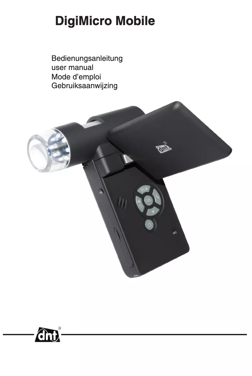 Page 1 de la notice Manuel utilisateur dnt DigiMicro Mobile