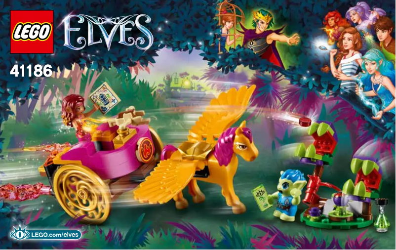 Page 1 de la notice Manuel utilisateur Lego Elves 41186
