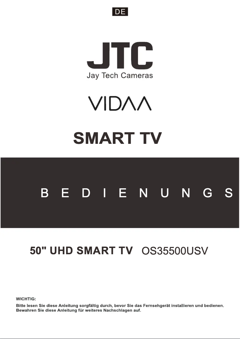 Page n°1 - Manuel utilisateur Jay-Tech OS35500USV