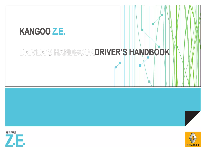 Page 1 de la notice Manuel utilisateur Renault Kangoo Express Maxi Z.E. (2013)