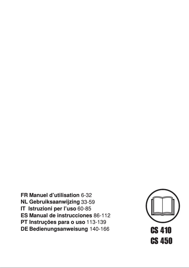 Image de la première page du manuel de l'appareil CS 450