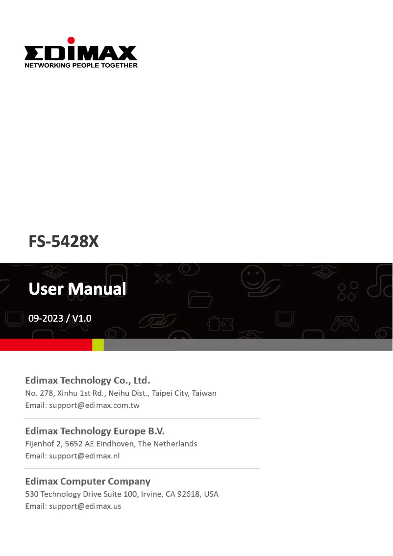 Image de la première page du manuel de l'appareil FS-5428X