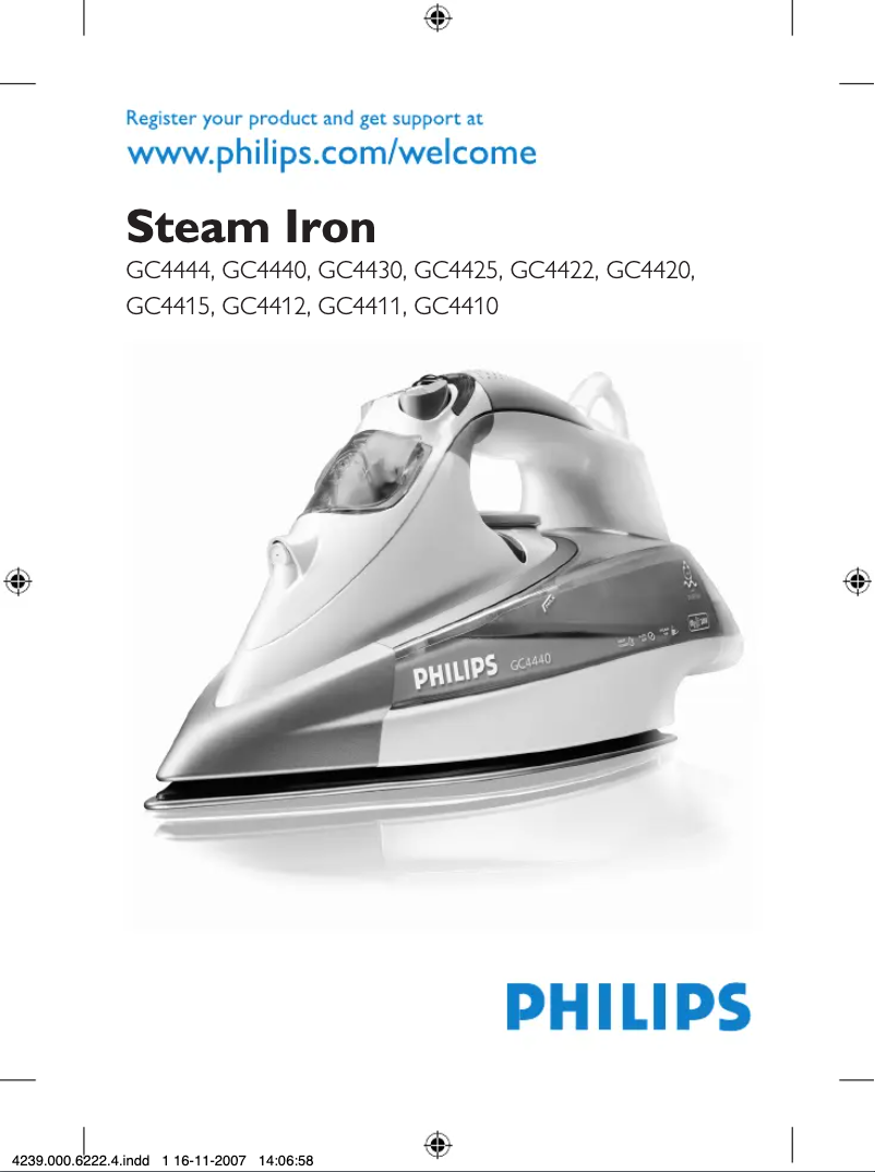 Page n°1 - Manuel utilisateur Philips Azur GC4411