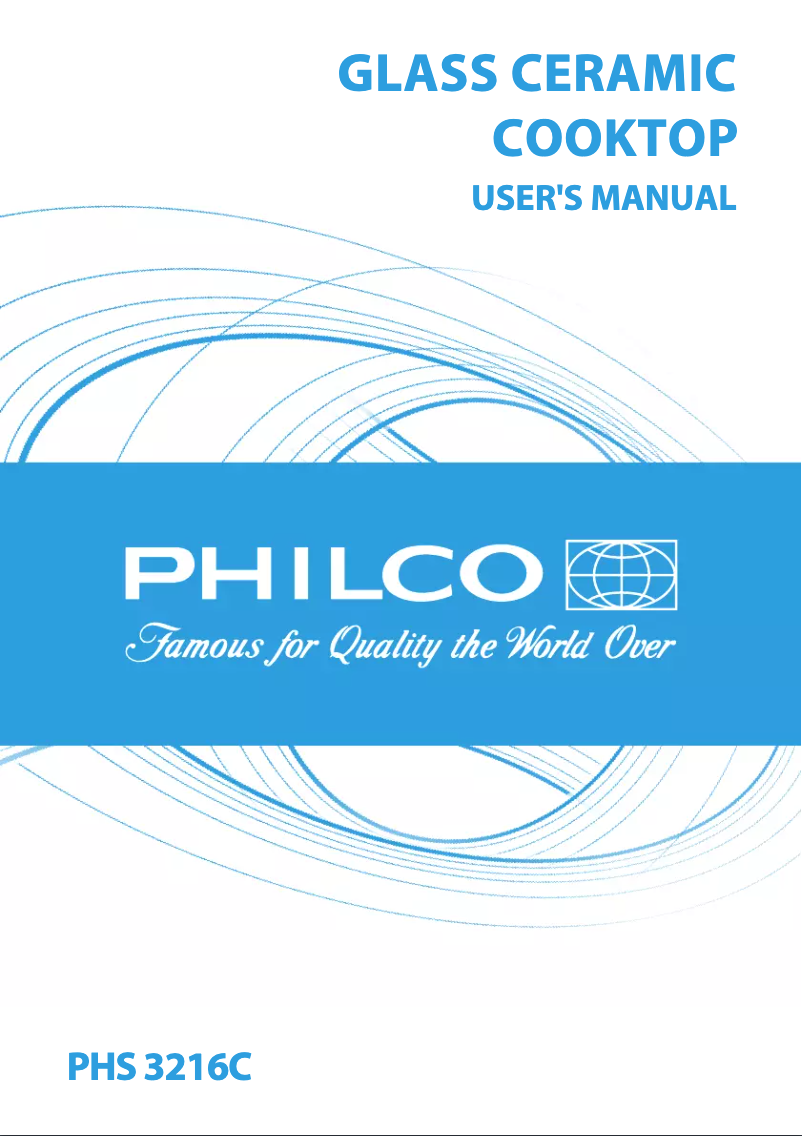 Page n°1 - Manuel utilisateur Philco PHS 3216 C