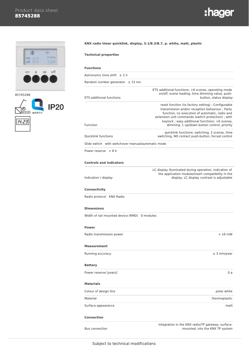 Image de la première page du manuel de l'appareil 85745288