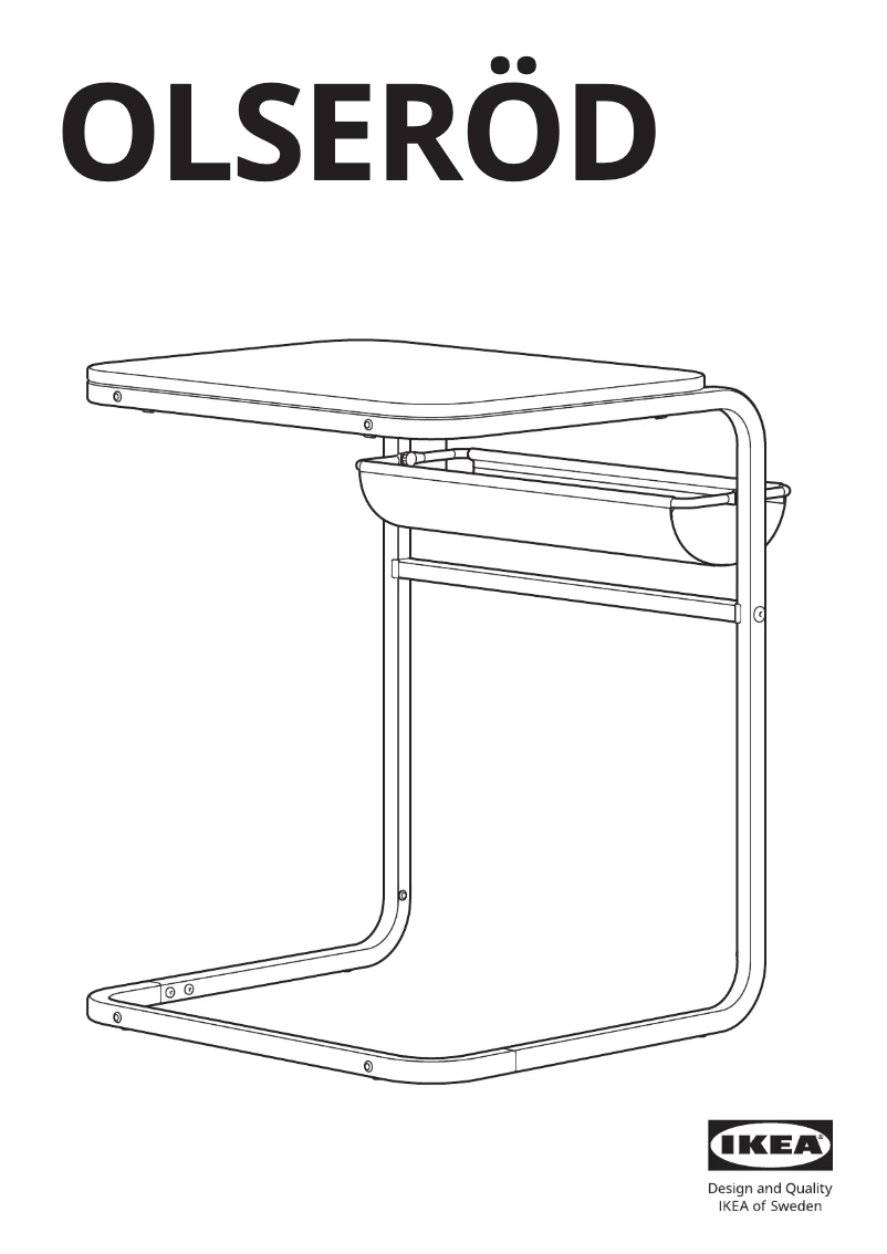 Image de la première page du manuel de l'appareil OLSERÖD 105.521.28