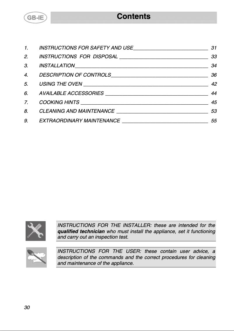 Page n°1 - Manuel utilisateur Smeg S890MF-8