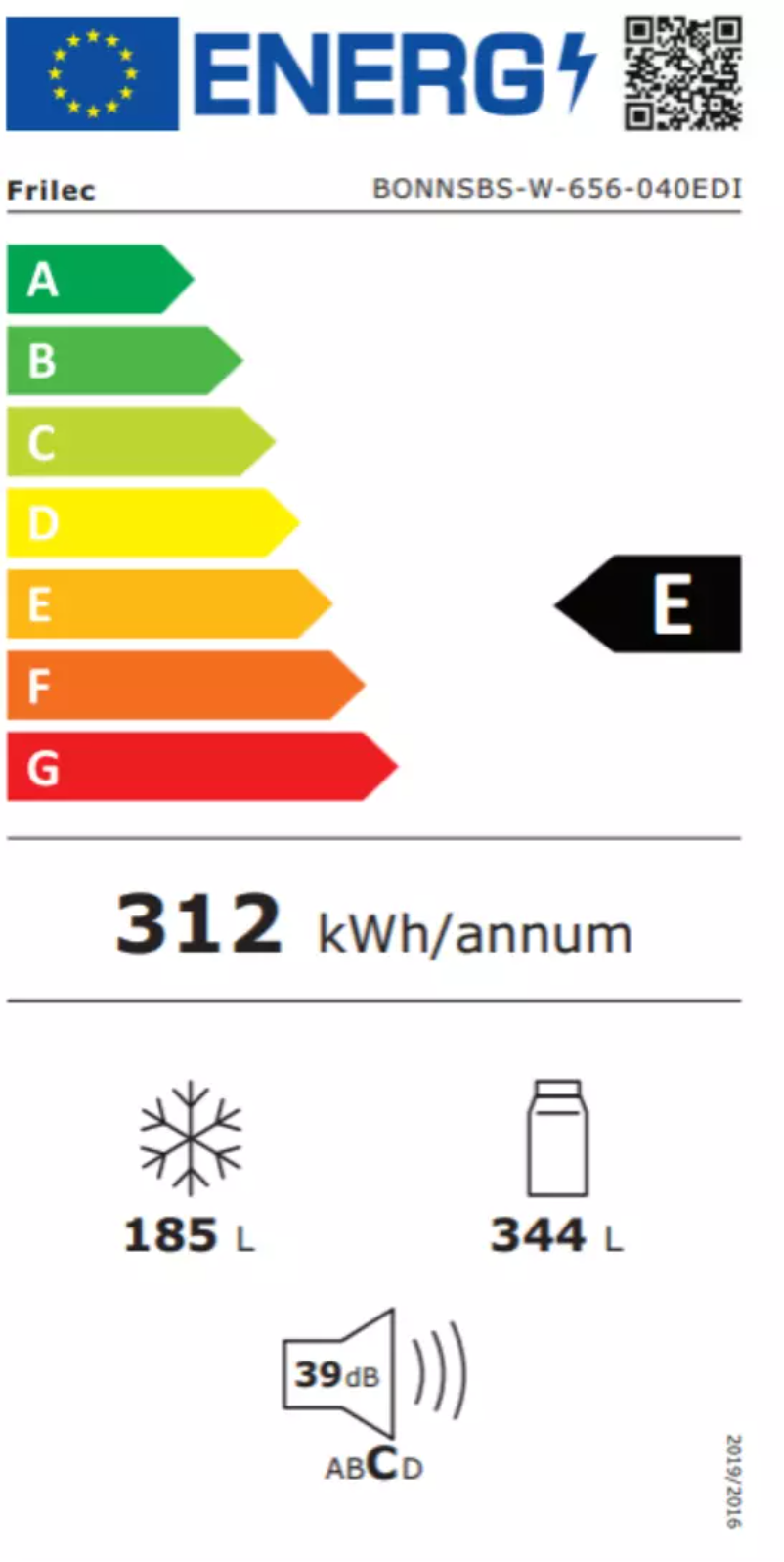 Page 1 de la notice Manuel utilisateur Frilec BONNSBS-W-656-040EDI