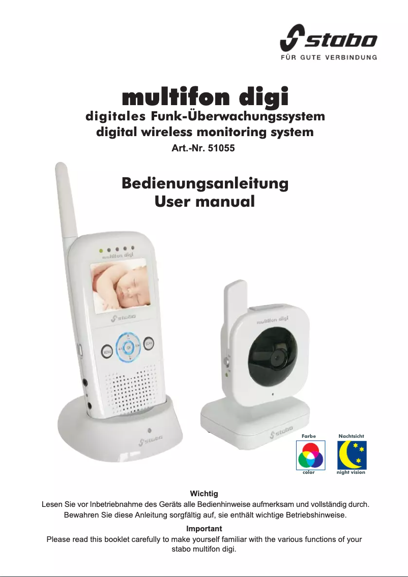 Page 1 de la notice Manuel utilisateur Stabo Multifon Digi