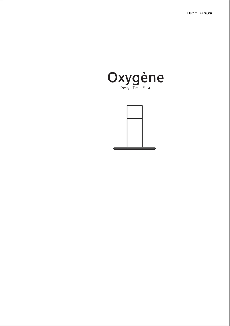 Image de la première page du manuel de l'appareil Oxygene