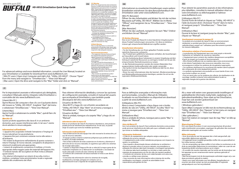 Imagen de la primera página del manual del dispositivo DriveStation