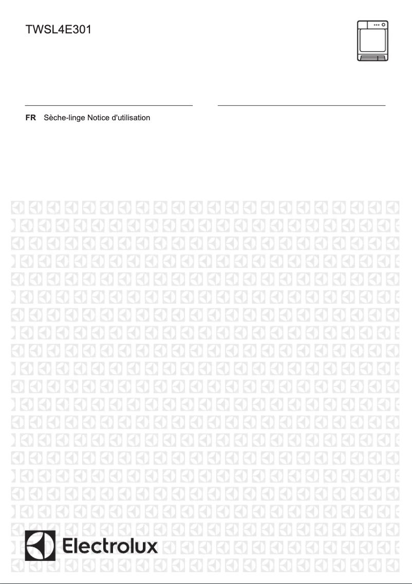 Page n°1 - Manuel utilisateur Electrolux TWSL4E301
