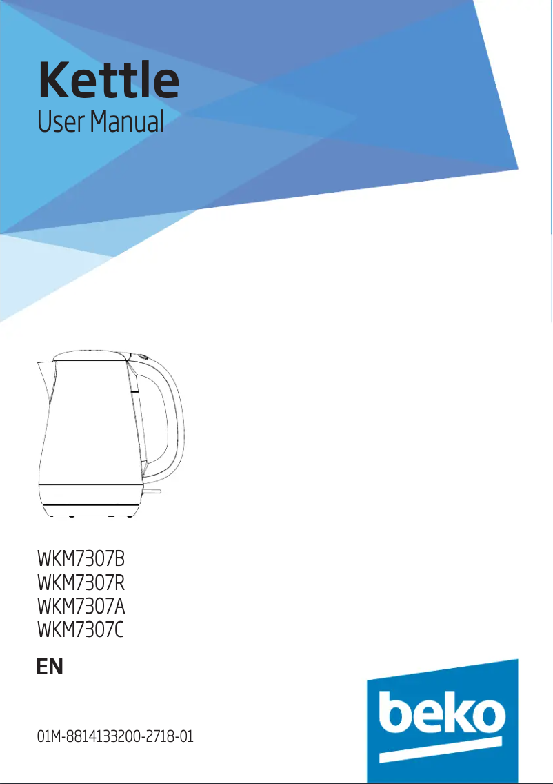Page n°1 - Manuel utilisateur Beko WKM7307B
