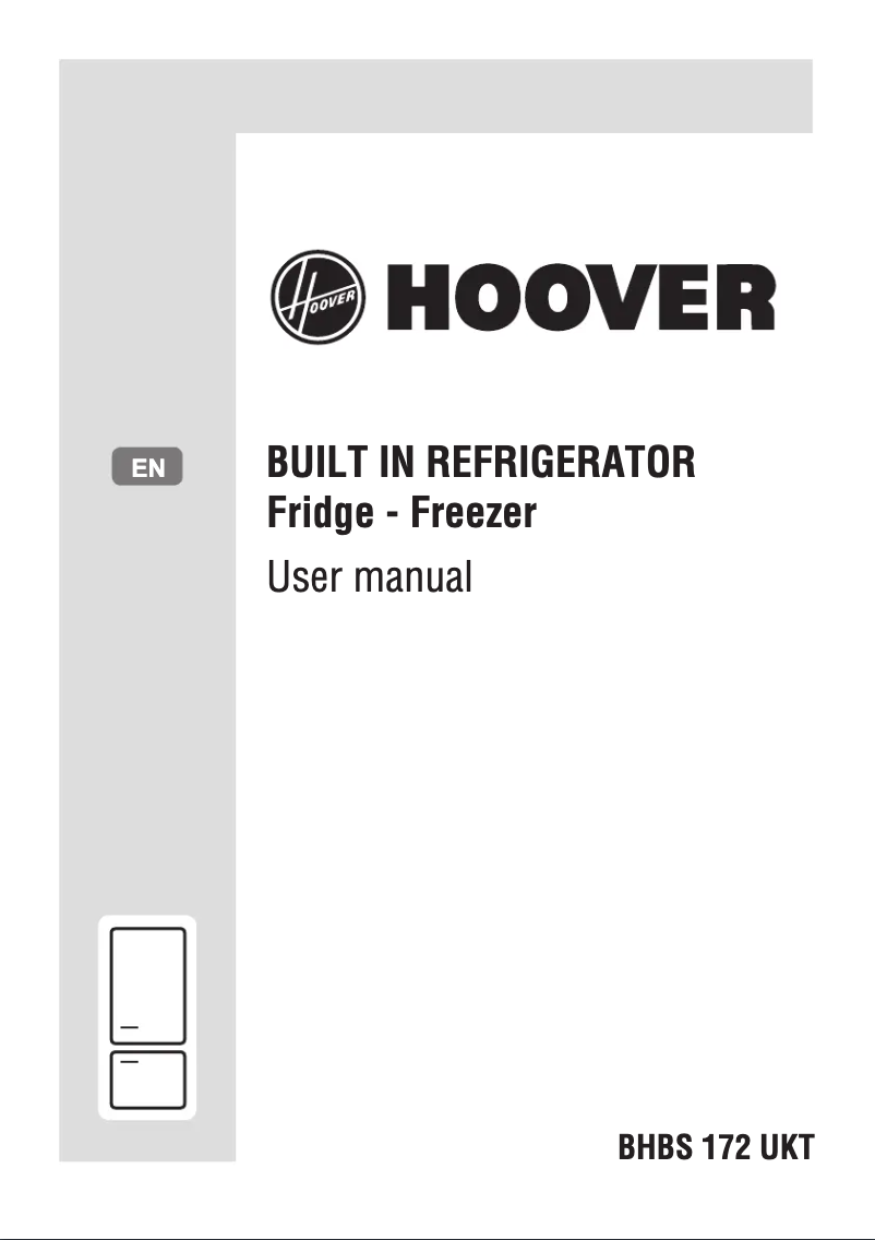 Page n°1 - Mode d'emploi Hoover BHBS 172 UKT