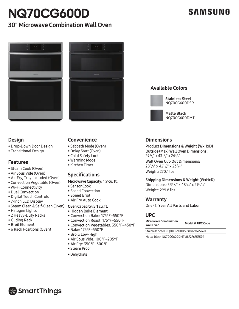 Image de la première page du manuel de l'appareil NQ70CG600DMT