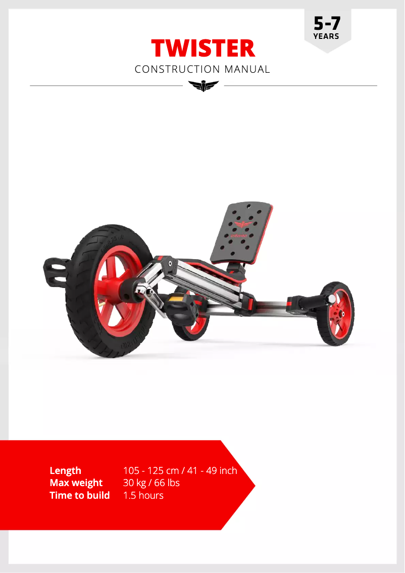 Image de la première page du manuel de l'appareil Junior Kit Twister