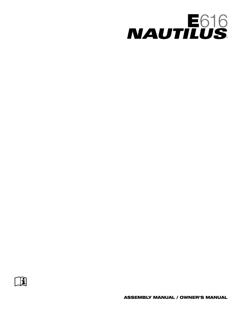 Image de la première page du manuel de l'appareil E616