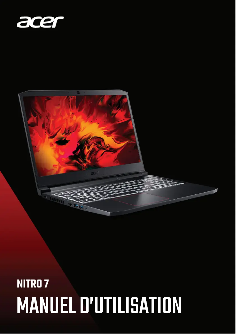 Image de la première page du manuel de l'appareil Nitro 5