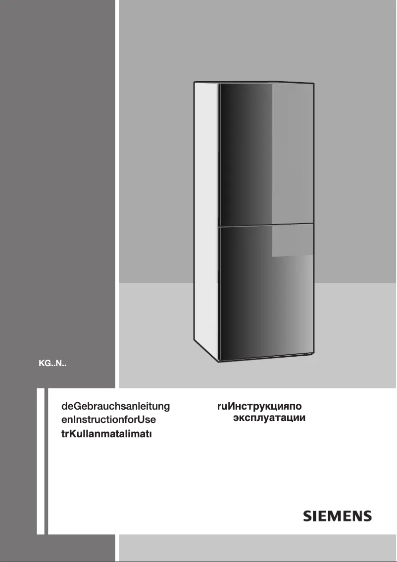 Page 1 de la notice Manuel utilisateur Siemens KG57NS90NE