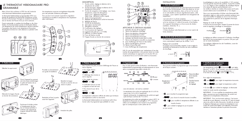 Page 1 de la notice Manuel utilisateur Otio 93242