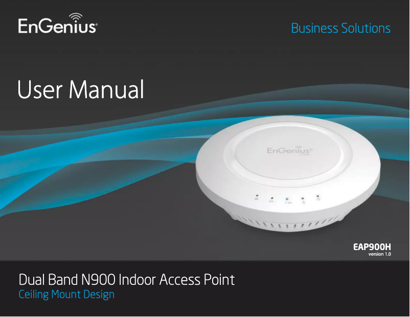 Page 1 de la notice Manuel utilisateur EnGenius EAP900H