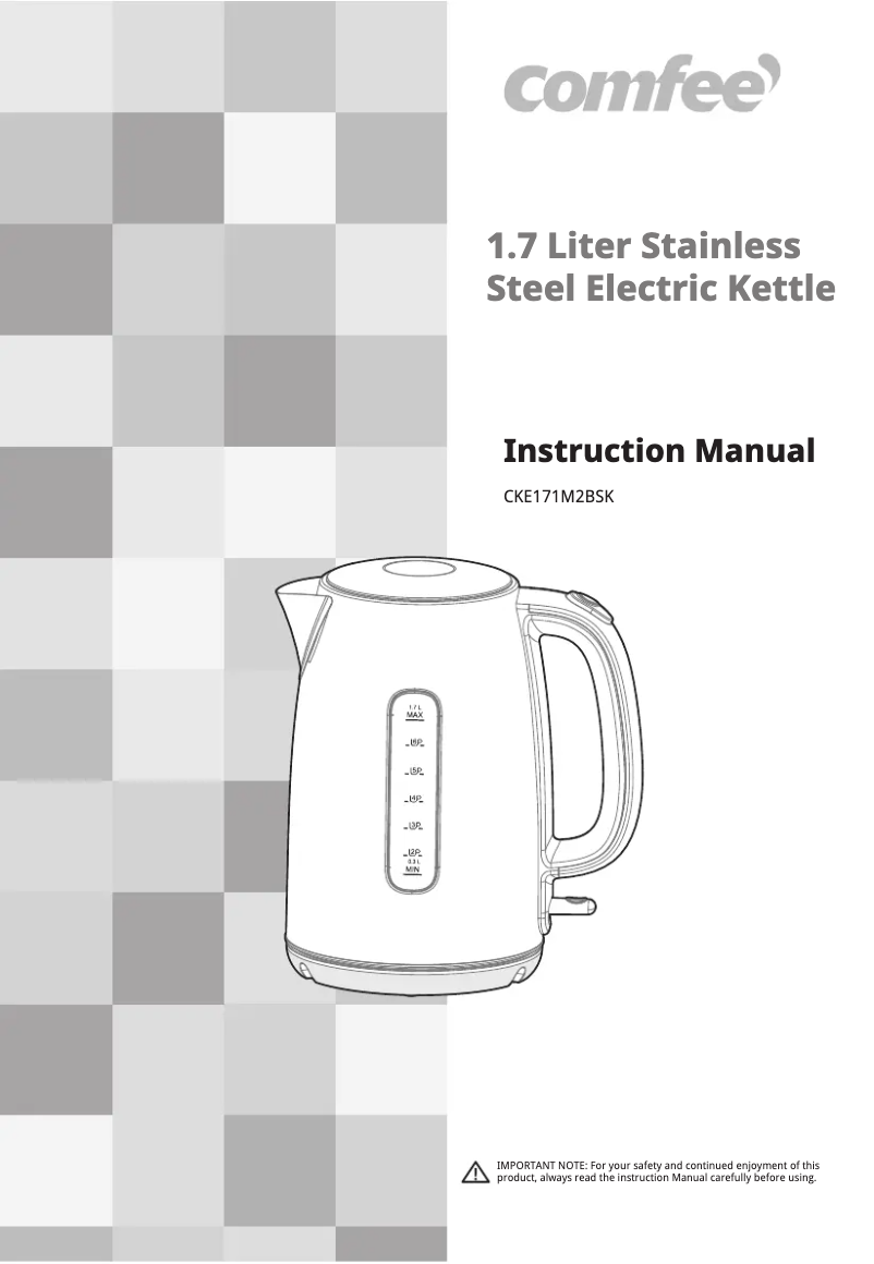 Image de la première page du manuel de l'appareil CKE171M2BSK